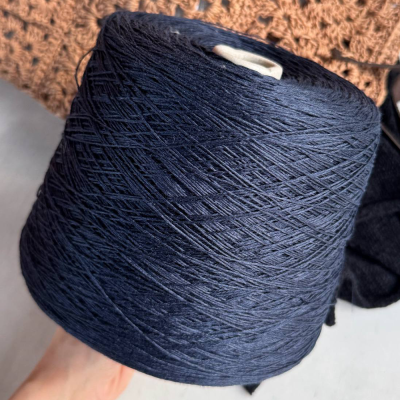 Бобина ZEN U by Millefili (100% лен), 325 м. (304, Синяя пыль)