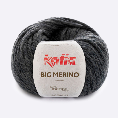 Пряжа Katia Big Merino (778.13, Графит)
