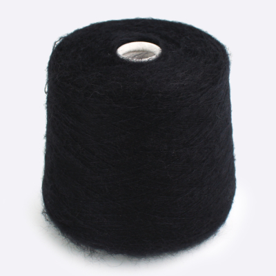 Бобина Silkid (70% кидмохер, 30% шелк), 850 м. (601, Конкретно черный)