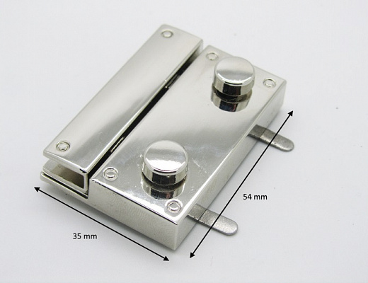 Замок портфельный Фурла Иксель (Серебро)