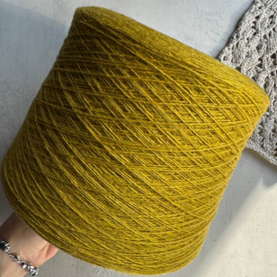 Бобина TIBET by Filcom (50% як, 50% шелк), 550 м. (Mais, Горчичное зерно)