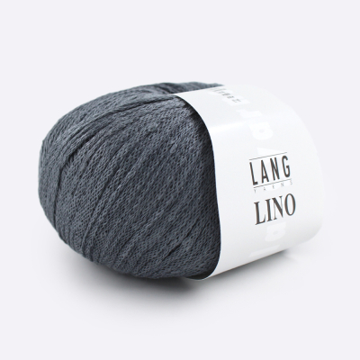 Пряжа Lang Lino (784.0070, Асфальтовый графит)