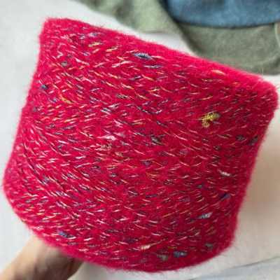 Бобина Taurus (50% альпака, 32% вискоза, 18% Па) (B 41129, Красный кардинал 240 м.)