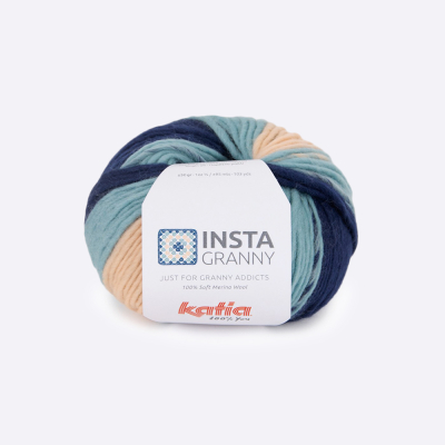 Пряжа Katia Instagranny (1322.100, Океанический берег)