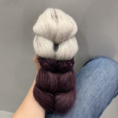 Косичка кидмохер на шелке Craft ❤ Pail (Виноградный пунш)