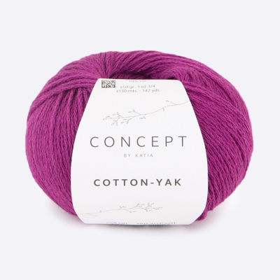Пряжа Katia Cotton-Yak (132, Фуксия) Пряжа Katia Cotton-Yak (132, Фуксия)