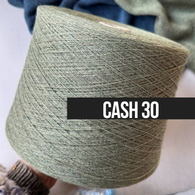 Бобина CASH30 NEW by Biagioli Modesto (30% кашемир, 8% шелк, 63% меринос), 1200 м. (734924, Олива)