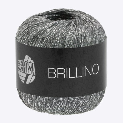 Пряжа Lana Grossa Brillino (47693, 006 Сталь)