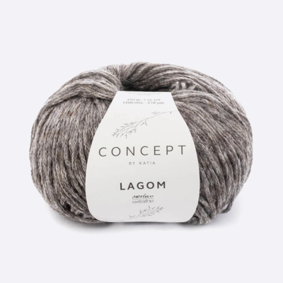 Пряжа Katia Lagom (1107.102, Серо-коричневый) Пряжа Katia Lagom (1107.102, Серо-коричневый)