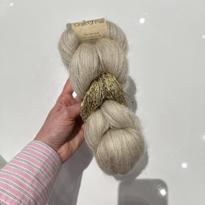 Косичка кидмохер на шелке Craft ❤ Pail (Просекко)