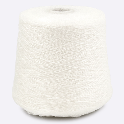 Бобина Star Kidsilk by WoolDom (70% кидмохер, 30% шелк), 850 м. (0010, White)