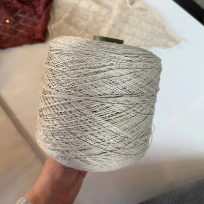 Бобина Servisi Seta ШЕЛКОВАЯ КОНОПЛЯ (100% конопля), 400 м (Ртуть, 400 м., Coolgrey)