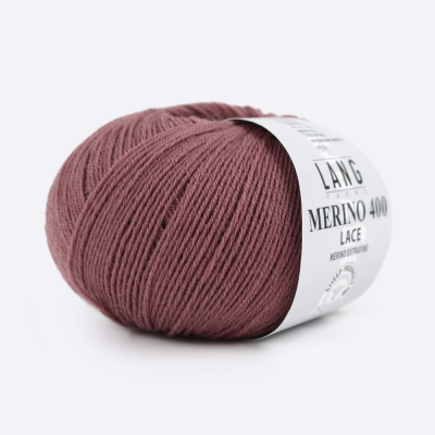 Пряжа Lang Yarns Merino 400 Lace (796.0048, Пыльный розовый)