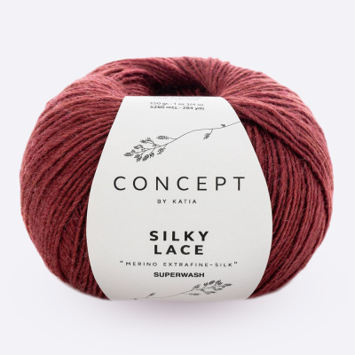 Пряжа Katia Silky Lace (176, Марсала)