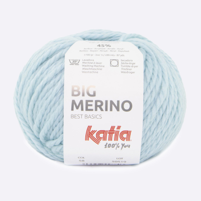 Пряжа Katia Big Merino (778.58, Небесный)