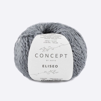Пряжа Katia Eliseo (1235.70, Серый шторм)