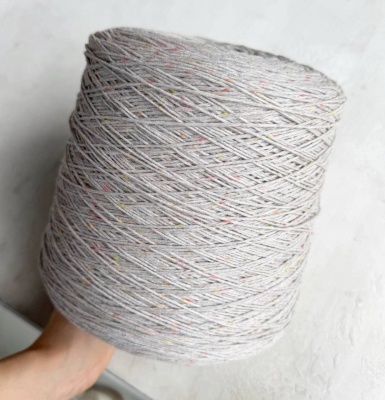 Бобина Cashmere Tweed by Todd&Duncan (100% кашемир), 300 м. (420002, Кофейная пенка)