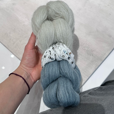 Косичка кидмохер на шелке Craft ❤ Pail (Альпы)