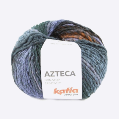 Пряжа Katia Azteca (493.7885, Лавандовое пламя)