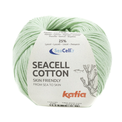 Пряжа Katia Seacell-Cotton (1178.106, Матовый эвкалипт)