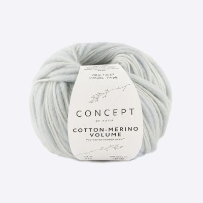 Пряжа Katia Cotton-Merino Volume (1296.212, Небесный)