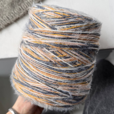 Бобина Estivo Storai Francesco Filati (85% хлопок, 15% Па), 320 м. (007 001, Каталония)