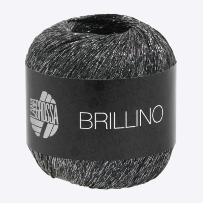 Пряжа Lana Grossa Brillino (47705, 018 Графит)