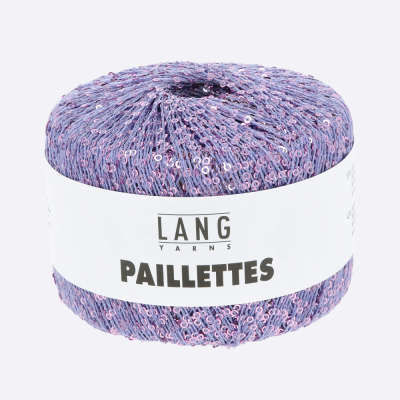 Пряжа Lang Paillettes (39.0046, Лавандовое поле)
