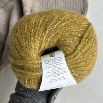 Пряжа Katia Cotton-Merino Glam (1300.302, Карри)