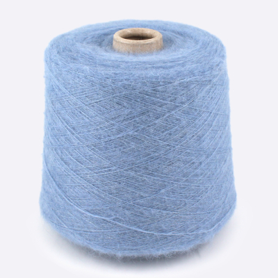 Бобина альпака на шелке Alpaca Silk (72% альпака сури, 28% шелк), 900 м. (91177, Арктический шторм)