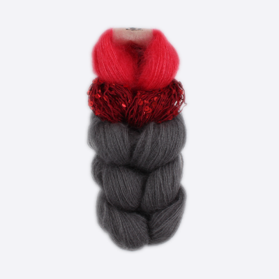 Косичка кидмохер на шелке Craft ❤ Pail (Пепельная роза)