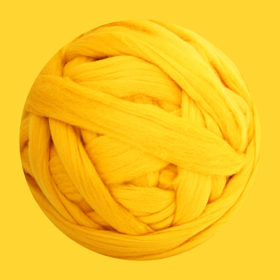 Пряжа для пледов (Желтый)