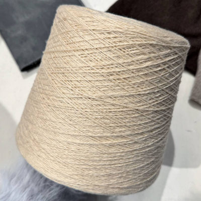 Бобина Coarshear by Loro Piana (100% кашемир), 550 м. (Cremino 350262, Крем-ваниль)