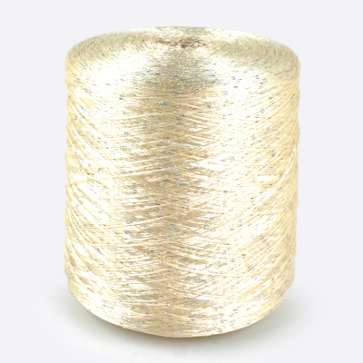 Бобина пайетки Sequin 800 м. (HMX 003, Ваниль Серебро)