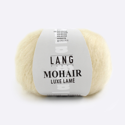 Пряжа Lang Mohair Luxe Lame (797.0113, Кремовый)