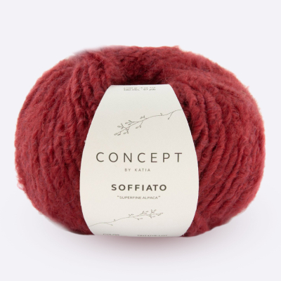 Пряжа Katia Soffiato (1252.103, Гранатовый закат)