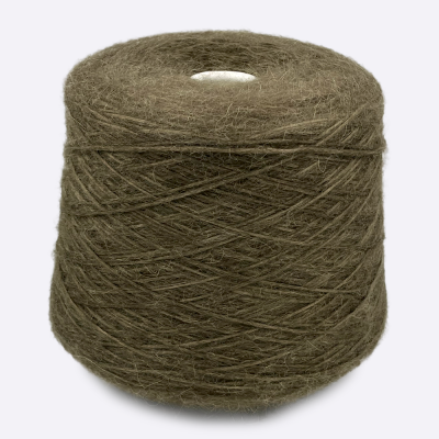 Бобина Soffieta (70% альпака, 30% шелк), 300 м. (2437, Хаки)