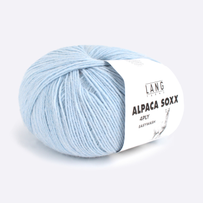 Пряжа Lang Alpaca Soxx 4-Fach/4-Ply (1062.0021, Голубой дон)