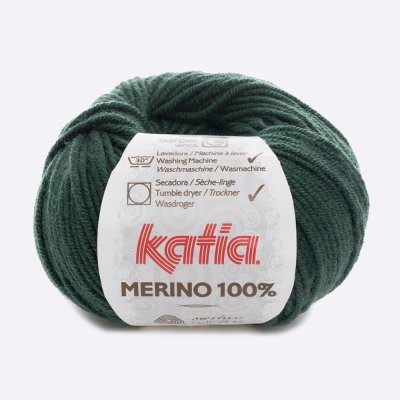 Пряжа Katia Merino 100% (449.48, Изумрудный лес) Пряжа Katia Merino 100% (449.48, Изумрудный лес)