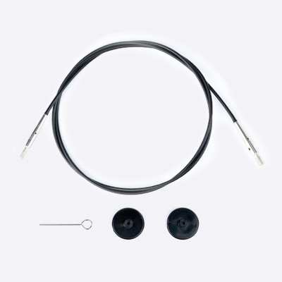 Леска LYKKE Black для спиц классической длины (черный) (150 см)