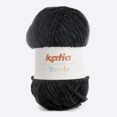 Пряжа Katia Bambi (871.315, Черный)