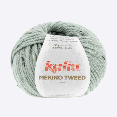 Пряжа Katia Merino Tweed (832.313, Мята с мелиссой)