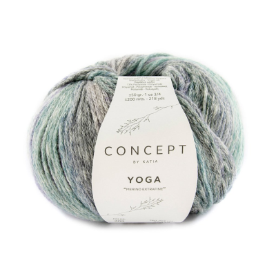 Пряжа Katia Yoga (1201.209, Ментоловый вереск) Пряжа Katia Yoga (1201.209, Ментоловый вереск)