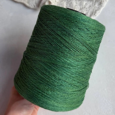 Бобина Lino MIX (100% лен), 650-860 м. (320104, Сочная зелень)
