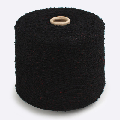 Бобина Fluffy Cashemere (78% кашемир, 18% шелк, 4% ПА), 400 м. (1603, Неро)