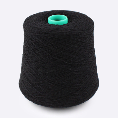 Бобина CASH30 MALFILE by Biagioli Modesto (30% кашемир, 70% меринос), 650 м. (30002, Черный ворон)