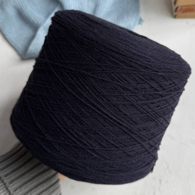 Бобина Sol Levante 2/15 Vela (10% кашемир, 90% меринос), 750-800 м. (6980, Темно-синий)