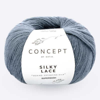 Пряжа Katia Silky Lace (169, Джинс)