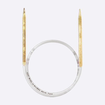 Спицы круговые пластик шампань Addi Champagner, 405-7 (405-7/15-60, 15 мм, 60 см)