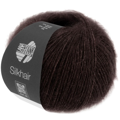 Пряжа Lana Grossa Silkhair (64222, 209 Черный)